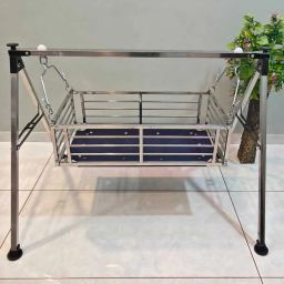 STAINLESS STEEL BABY CRADLE HEAVY-3