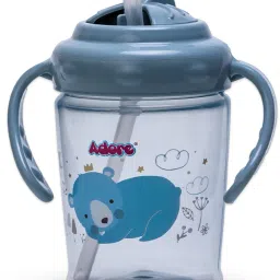 Basics Itzy Bitzy Straw Sipper Cup with Handle- BPA Free- Ergonomic-20