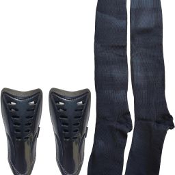 FOOTBALL SHIN GUARD AND SOCKS FOR MEN AND WOMEN (8 H BLACK) Football Shin Guard-image-20