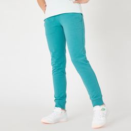 domyos Girls Cotton French Terry Straight Leg Jogging Bottoms 100 Green-picture-27