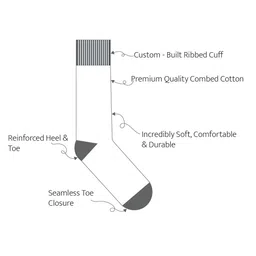 Mint & Oak Men Grey & Red Double Decker Bus Patterned Calf-Length Socks image 2