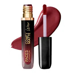 FACES CANADA Comfy Matte Wow Liquid Lipstick - 3.8ml - Maroon Maven 03-2