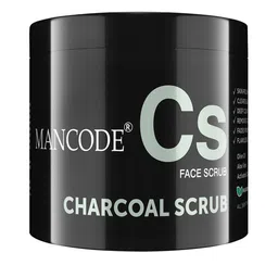 MANCODE Cs Charcoal Face Scrub with Aloevera & Liquorice - 100 g-36