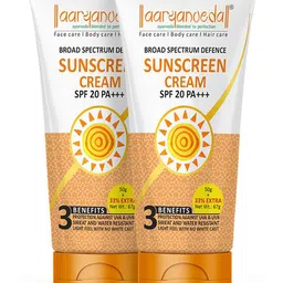 Aryanveda Set Of 2 SPF20 & Protection Against UVB PA+ UVA Sunscreen-1