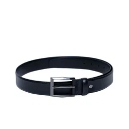 Alvaro Castagnino Men Black Textured Leather Belt-image-68