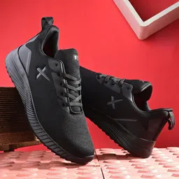 HRX by Hrithik Roshan Men Black Memory Foam Mesh Non-Marking Running  Shoes-picture-1