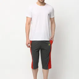 VIMAL JONNEY Men White & Grey Night suit-image-100