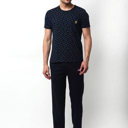 Vimal Jonney Men Navy Blue Printed Cotton Blend Track Suit-picture-46