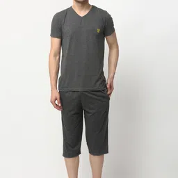 VIMAL JONNEY Men Grey Night suit-image-82