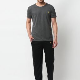 VIMAL JONNEY Men Grey & Black Night suit-image-80