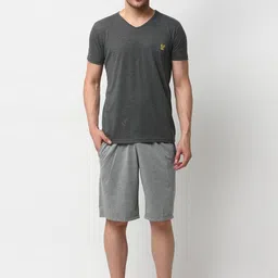 VIMAL JONNEY Men Grey Night suit-image-55