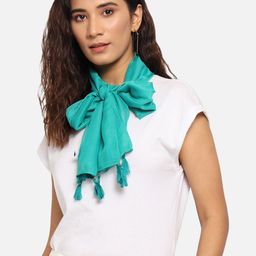 Trend Arrest Women Green Scarf-38