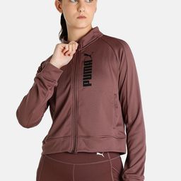 Puma Women Brown Train All Day Full-Zip Training Jacket-image-51