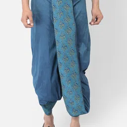 DEYANN Men Blue Printed Dhoti Pants-image-22