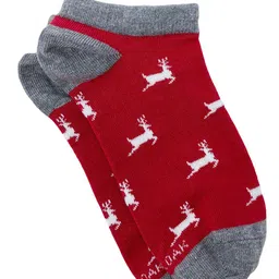 Mint & Oak Woman Red Socks-43
