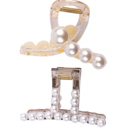 Xivir Set of 2 Beaded Claw Clip-48
