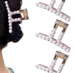 Xivir Set of 3 Beaded Claw Clip-12