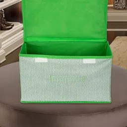 Kuber Industries Green & White 3 Pieces Printed Drawer Organizers-45
