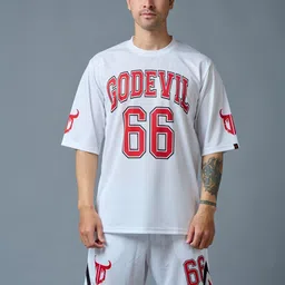 GO DEVIL Printed T-Shirt And Shorts-picture-58