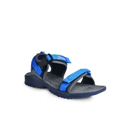 Paragon Men Blue & Black Sports Sandals-image-10