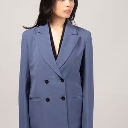 20Dresses Women Solid Comfort-Fit Double Breasted Blazer-image-55