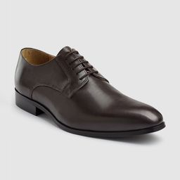 HATS OFF ACCESSORIES Men Textured Genuine Leather Formal Derbys-image-20