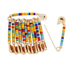 VAMA Set of 12 Artificial Beads Studded Saree Pins-image-62