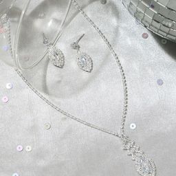 SOHI Silver-Plated Stone Studded Jewellery Set-picture-8