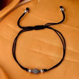 Silvermerc Designs Silver-Plated Artificial Beads Anklet-56