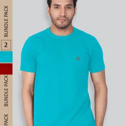 LUX NITRO Pack Of 2 Anti Odour Lounge T-shirts-image-63