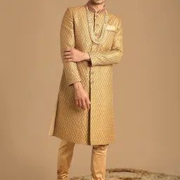 Manyavar Embroidered Sherwani Set-picture-30