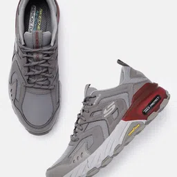 Skechers Men MAX PROTECT-WARDEN Leather Sneakers-43