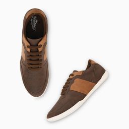 The Roadster Lifestyle Co. Men Brown Round Toe Lightweight Casual Sneakers-image-17
