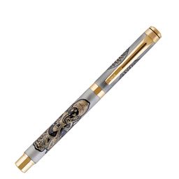 VEA Silver-Toned & Black Textured Rollerball Pen-image-28
