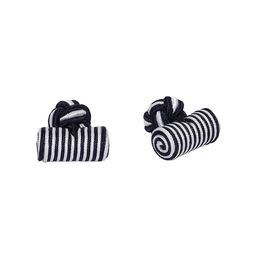 Alvaro Castagnino Blue & White Cylinder Cufflink-image-85