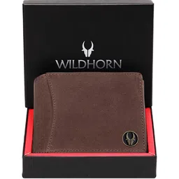 WildHorn Men Leather Two Fold Wallet-50