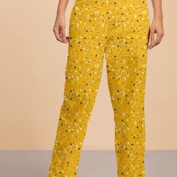 LYRA Women Printed Relax-Fit Mid-Rise Cotton Lounge Pants-image-27