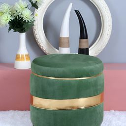Shadowkart Olive Wooden Ottomans-image-91