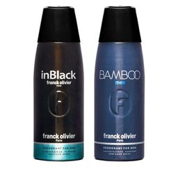 Franck Olivier Men Set Of 2 Deodorant Spray - InBlack & Bamboo 250 ml Each-44