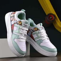 Roadster Women Sea Green & White Printed Walking Shoes-picture-37