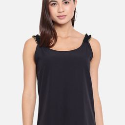 ALL WAYS YOU Shoulder Straps Crepe Top-image-99