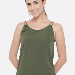 ALL WAYS YOU Shoulder Straps Crepe Top-image-89