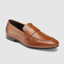 HATS OFF ACCESSORIES Men Textured Leather Formal Loafers-image-67
