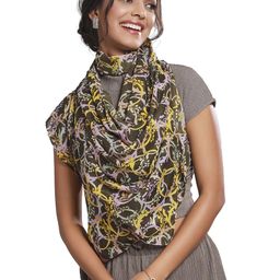 CrossKulture Women Floral Printed Scarf-16