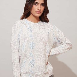 20Dresses Women Cream-Coloured Animal Printed Sweatshirt-image-24