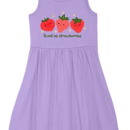 Wear Your Mind Girls Printed Fit and Flare Dress-image-63