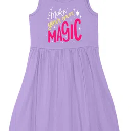 Wear Your Mind Girls Printed Fit and Flare Dress-image-79