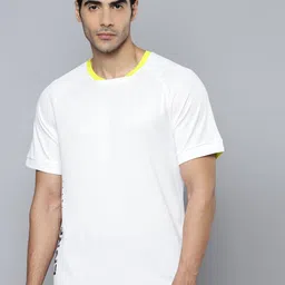 Alcis Men White Typography Printed Slim Fit T-shirt-image-46