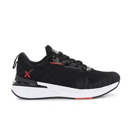 HRX by Hrithik Roshan Men Black Mesh Lace-Up Memory Foam Walking Non-Marking Shoes image 5