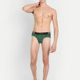 MERLOT Men Tree Pattern Briefs image 2